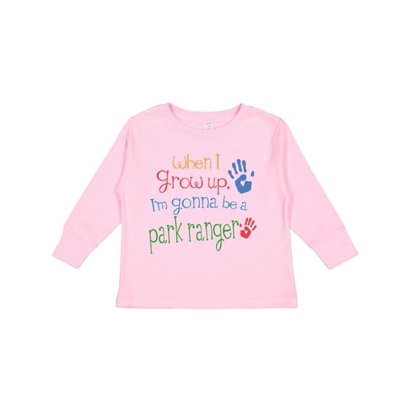 Inktastic Park Ranger Future Boys or Girls Long Sleeve Toddler T-Shirt