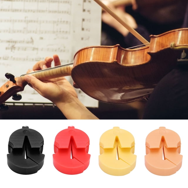 Sordina Para Violín, Sordinas Para Violines Tourte De Goma Portátiles De Un Orificio Ligeras Para Prácticas Personales