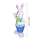 thumbnail image 3 of Xihbxyly Conejito Inflable de Pascua, Decoración Navideña con Luz Led, Poliéster Duradero, Ideal para Jardín Al Aire Libre, Decoración para Fiesta de Pascua, Fácil de Instalar, 1,8 M de Altura, Inclu, 3 of 6