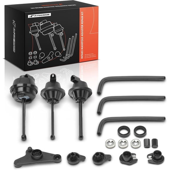 A-Premium Center Intake Manifold Air Flap Adjuster Repair Kit Compatible with 2005-2013 Mercedes-Benz - C230 C280 C300 C350 & ML350 ML450 & SLK280 SLK300 SLK350 & CLK350 GLK350 R350 S400