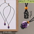 thumbnail image 5 of Gieenan 10Pcs Bohemian Inspired Adjustable Necklace for Holding Unique Stones Jewelry, 5 of 12