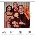 thumbnail image 2 of 4 Pcs The Munsters Shower Curtain Set with Rugs, Bathroom Set with Shower Curtain And Rugs with 12 Hooks for Bathroom Decor, 2 of 7