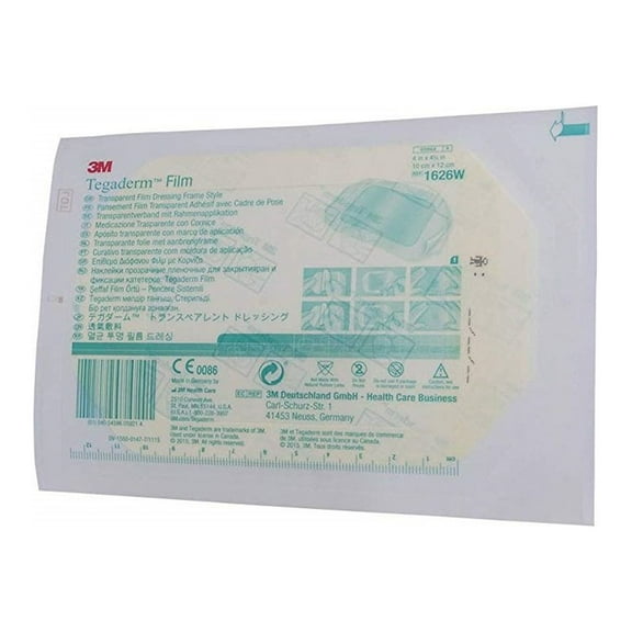 3M Tegaderm Transparent Film Dressing Picture Frame Style 4in x 4.75in,50 ct