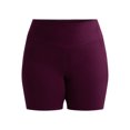 thumbnail image 5 of Athletic Works Women's and Women's Plus High Rise Bike Shorts, Size XS-4X, 5 of 5