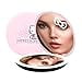 thumbnail image 3 of Impressions Vanity Hello Kitty Swirl Compact Mirror with Light, Double Sided Cute Travel Makeup Mirror with Magnification, Daylight LED Lighting and Adjustable Brightness (Pink), 3 of 4