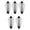 5pcs, variant on 5pcs Spring Fishing Feeder Bait Cage Holder, Carp & Bream Tackle Cage, Corrosion-Resistant Stainless Steel Bait Cage for Freshwater Saltwater, Effective Bait Dispersion