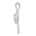 thumbnail image 2 of 14K White Gold Charm Pendant Diamond Round .01Ct., 2 of 4
