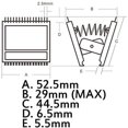 thumbnail image 4 of 40 Pin IC Test Clip, 0.6" Pin Spacing, 4 of 5