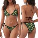 thumbnail image 3 of Fotbe Snails And Butterfies Traje de Baño para Mujer de Dos Piezas – Bikini Sexy de Tirantes Tipo Halter con Diseño Triangular, 3 of 6