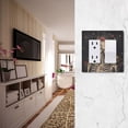 thumbnail image 5 of Yayeee Rocker Switch Wall Plate 2-Gang 4.7"x4.6" Home Decorative Outlet Cover, Skeleton with Flowers Pattern, 5 of 6