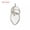 Clear Quartz, variant on Natural Gemstone Crystal Bead Chakra Teardrop Dragonfly Pendant Jewelry Necklace-Amethyst