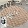 thumbnail image 4 of Bathroom Rugs Area Rug Round Rug Contemporary Entry Rug Comfortable Floor Mat Doormat for Bedroom Porch Hallway Dorm Home Decoration Area Rug Khaki 40x40cm, 4 of 6