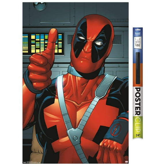 Marvel Comics - Deadpool - Thumbs Up Wall Poster, 22.375" x 34"