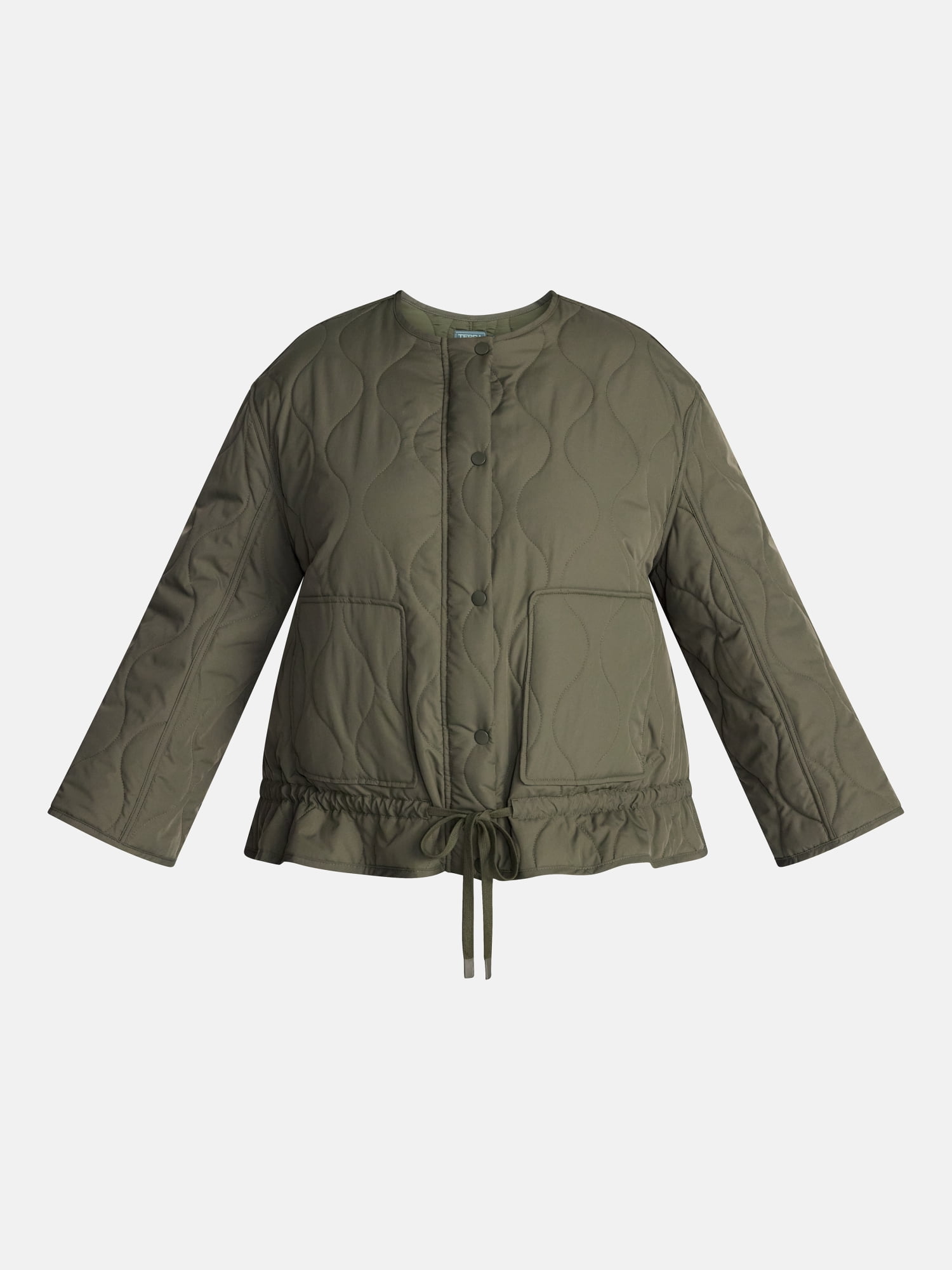 Terra & Sky Women’s Plus Lightweight Quilted Jacket, Sizes 0X-5X