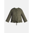 thumbnail image 6 of Terra & Sky Women’s Plus Quilted Coat with Long Sleeves, Sizes 0X-5X, 6 of 6