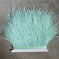 thumbnail image 6 of Wholesale 10Yard High Quality Ostrich Feather Trim Fringe Feather Ribbon 10-15CM/4-6Inch Width Sewing Crafts Costumes Decoration Dark coffee 2 yards, 6 of 6