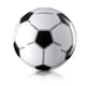 thumbnail image 2 of BRIGHTFUFU Juego de 6 pelotas de fútbol inflables para fiestas, suministros, decoraciones, juguetes de fútbol para niños (blanco y negro), 2 of 7
