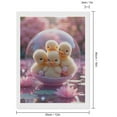 thumbnail image 2 of Diamond Art Kits for Adults - Cute Ducklings Bubble Blossom Scene 5d Diamond Painting for Adults, Diamond Art for Adults Beginners, Frameless Diamond Painting Kits for Adults for Home Wall Decor, 2 of 7