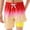 Red2, variant on OOOUM Boys Swim Trunks Ice Ptint Drawstring Waist Swim Suit With Compression Liner Loose Bright Summer Beach Bathing Suit For Kids Pink2 13-14 Years