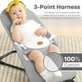 thumbnail image 3 of kmaier Baby Swing for Infants, Baby Delight Bouncer Seat Fixed with Swing Toys for 0-18 Months,Light Gray, 3 of 7