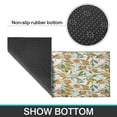 thumbnail image 7 of 2 Piece Orange Rug Kitchen Rug Set, Decor Kitchen Rugs, Absorbent Non-Slip Washable Floor Mats, Home Indoor Runner Rugs 17"x47"+17"x30", 7 of 7