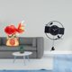 thumbnail image 2 of Estatua decorativa,Estatua de pez del Feng Shui chino,escultura koi,Decoración de escritorio Adorno de mesa Regalo navideño,Reloj de pared,Reloj de pared con diseño de pájaro,reloj colgante, 2 of 8