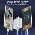 thumbnail image 3 of Lifedance 2 Piezas Cargador Tipo C, Cargador 45W Carga Rápida, para Galaxy S25 Ultra/S25/S24 Ultra/S, 3 of 7