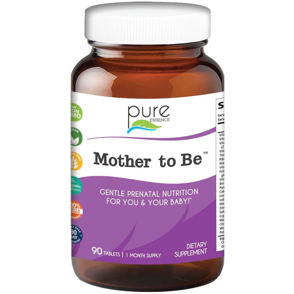 Mother To Be Prenatal Vitamins Herbal Multivitamins with Iron and