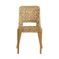 thumbnail image 4 of A&B Home Magy Side Chair with Woven Rattan Detail - Natural Finish, 4 of 6