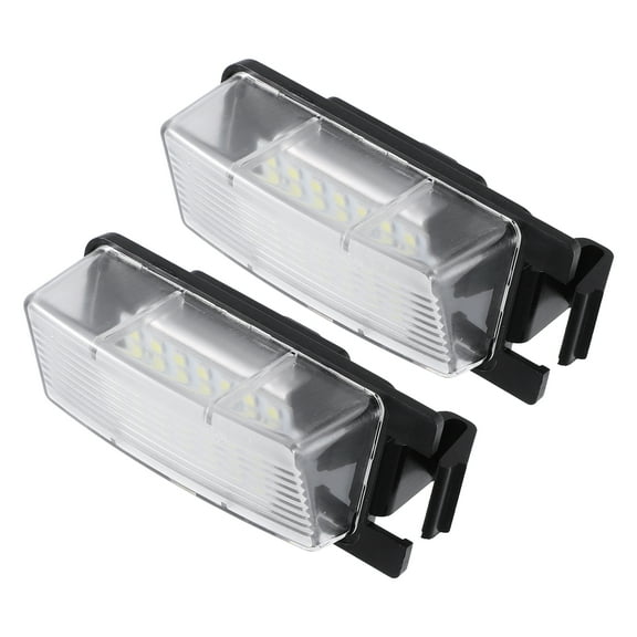 Car 6000K White LED License Plate Light Assembly 26510CD00A 2835SMD for Nissan Versa 2007-2011 1 Pair