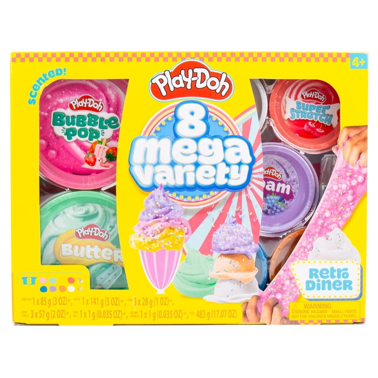 Play-Doh Retro Diner 8 Mega Variety Compounds photo 8