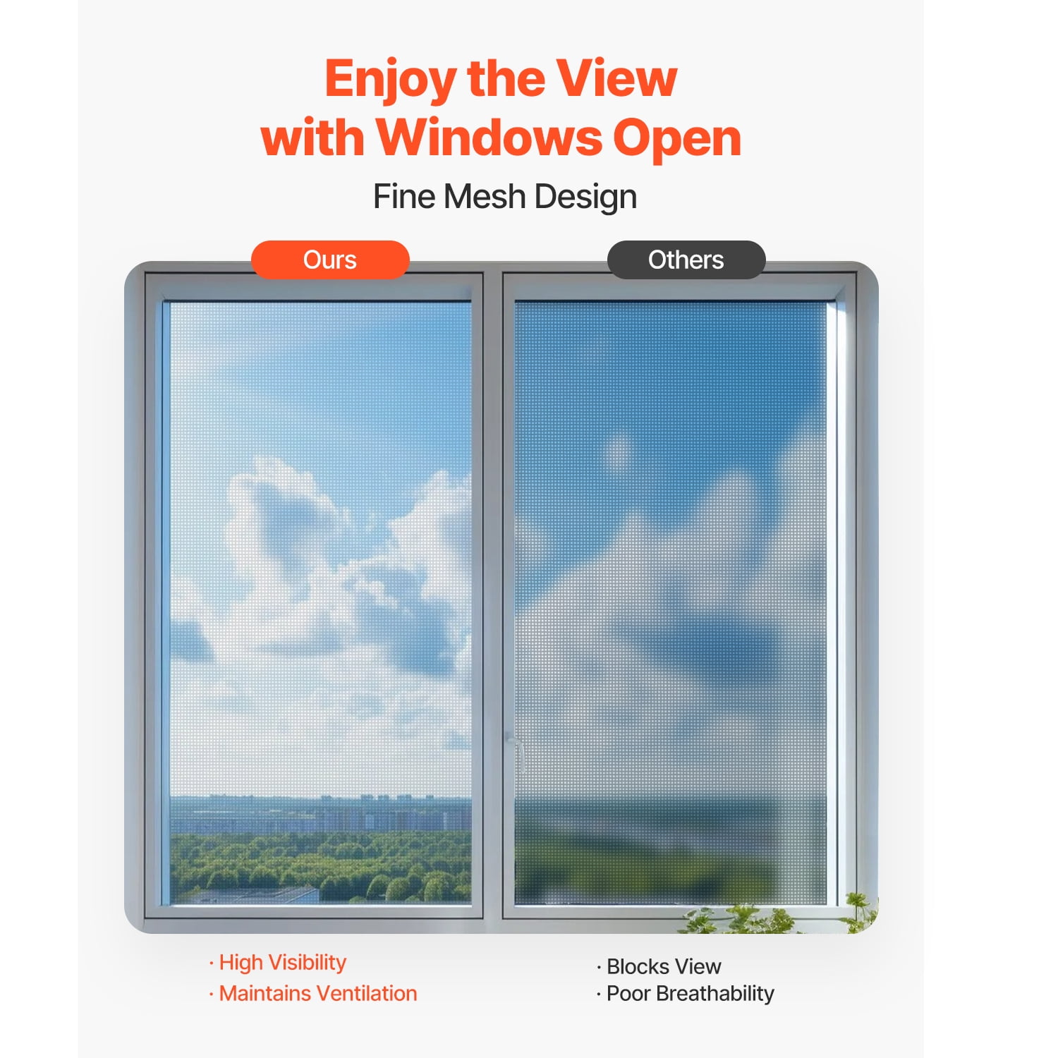 KFFKFF Replacement Window Screen, 100 ft x 96 in DIY Fiberglass Screen Mesh - Resilient, Cleanable & Simple to Set Up, Window Screen Fixing Kit for Patio Porch Door Windows
