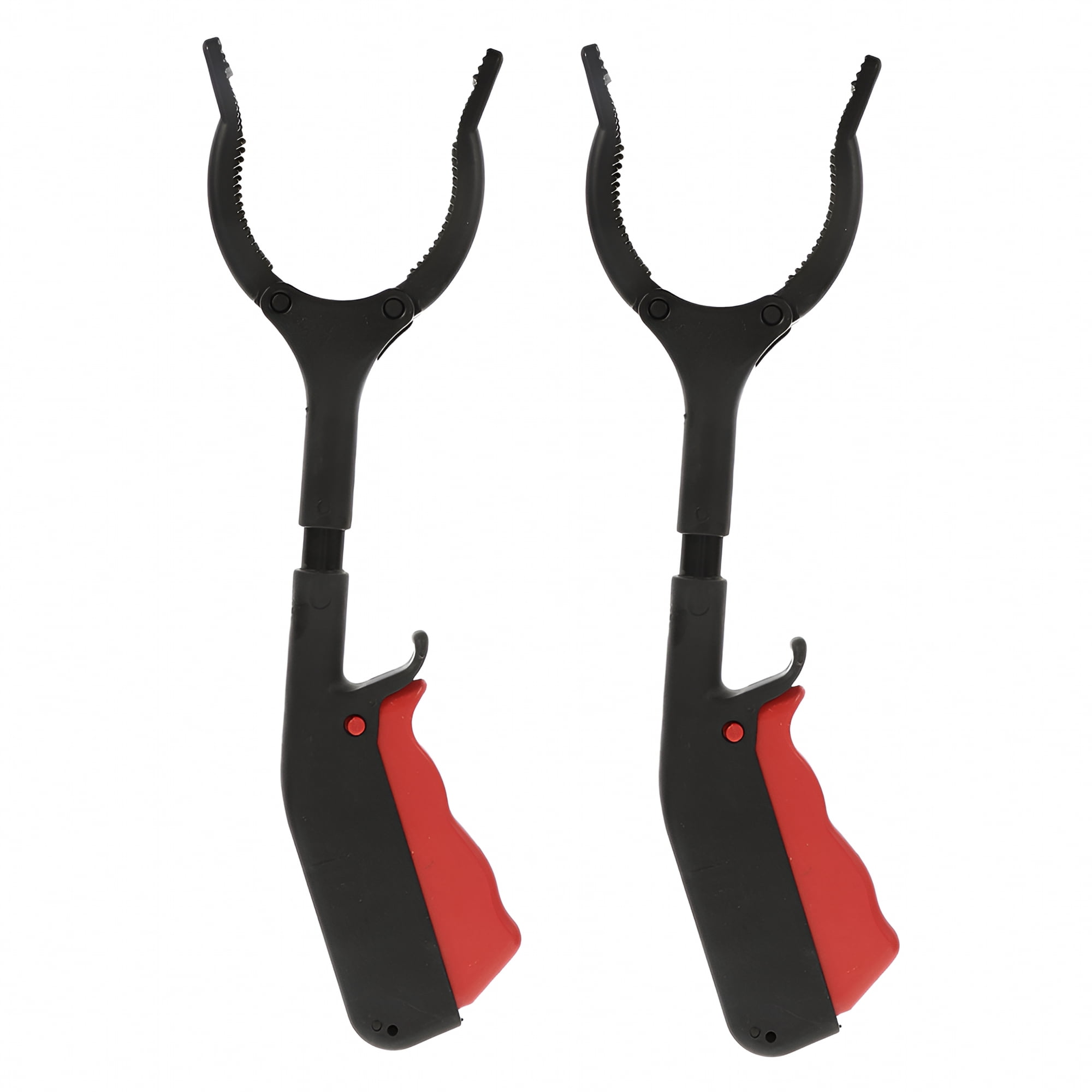 Pawlora 2Pcs Small Grabber Reacher Tool for Seniors with Ergonomic Handle And Sturdy Plastic Gripper Reacher Grabber Tool