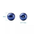 thumbnail image 2 of U8MO 1 Box Environmetal Glass Pearl Beads Round Smooth Loose Beads Color Select 4~8mm-8mm, 200pcs/Box-Carribean Blue, 2 of 9