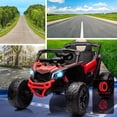 thumbnail image 5 of 12V Electric Ride on UTV Car Off-Road Car Truck Car with Remote Control, Large Seat, EVA Tires, Spring Suspension, Ride on Toys for Kids, 5 of 7