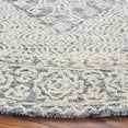 thumbnail image 3 of SAFAVIEH Textural Aliah Geometric Area Rug, Sage/Ivory, 6' x 6' Round, 3 of 7