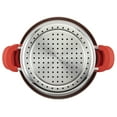 thumbnail image 3 of Rachael Ray Create Delicious Aluminum Nonstick Deep Frying Pan/Fry Pan, 12.5inch, Red Shimmer, 3 of 5