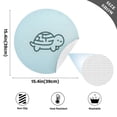 thumbnail image 2 of Ryvnso Cute Turtle Round Plate Mats Dining Table Placemat Set of 4 for Holiday Decoration, 2 of 7