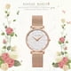 thumbnail image 3 of Reloj Hannah Martin De Cuarzo Y Diamantes Para Mujer Color De La Correa Rose Black, 3 of 8