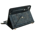 thumbnail image 5 of ELEHOLD Case for iPad Pro 12.9 2021/air13 2024, PU Leather Crossbody Multi-Card Slots Envelope Pocket Wallet Case with Hand Strap+Shoulder Strap,Blue, 5 of 10