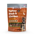 thumbnail image 1 of Chewmasters Turkey, Duck & Chicken Sticks - 454g Bag, 1 of 3