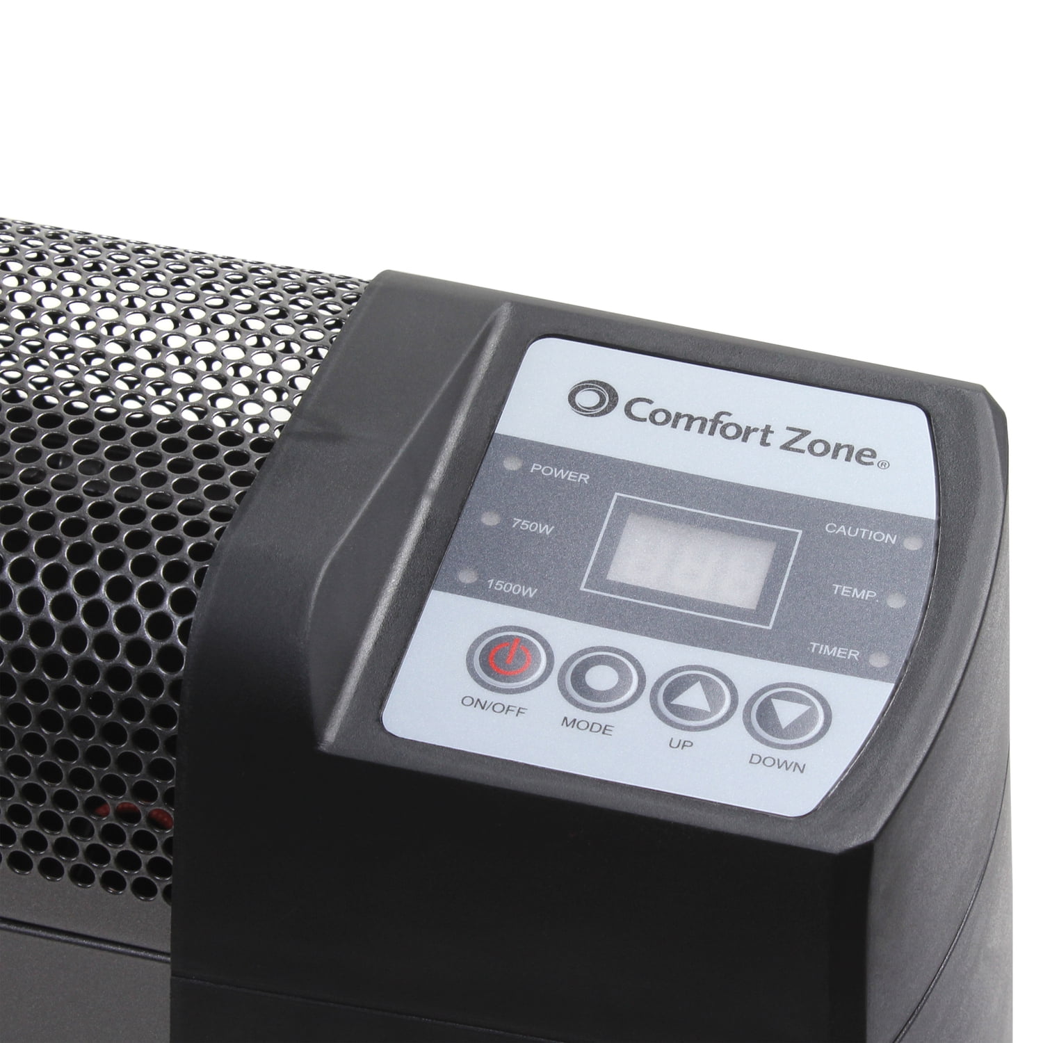 Comfort Zone 750/1,500-Watt Electric Baseboard Space Heater with Digital  Thermostat, Dent-Proof End Panels, Overheat Protection System, Safety  Tip-Over Switch, u0026 Stay-Cool Body, Black - Walmart.com
