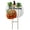 White, variant on 18" Metal Pumpkin Garden Stake - Fall Yard Decorations - Grateful Pumpkins Welcome Sign - Outdoor Autumn Thanksgiving Decor
