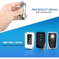 thumbnail image 4 of Key Fob Cover Compatible with Lexus ES GS NX LS RX RC GX LX 570 200 250 350 460 300 F 450h 600h Keychain Case Holder Protector,Silver, 4 of 6