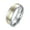 Gold & Silver, variant on Couple Rings For Women Men Stainless Steel Simple Wedding Bands Matte Surface