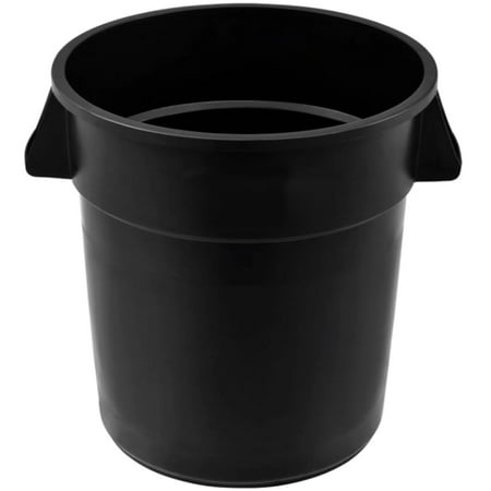 

Round Commercial . Waste Container for Home Sidewalks Roadside Outdoor Multi-Purpose Can (32 Gallon with Lid Blue)
