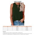 thumbnail image 1 of Camiseta sin mangas suelta para mujer, camiseta sin mangas con cuello en V y parte delantera para mujer, camiseta sin mangas de verano diseñada para profesionales, 1 of 2