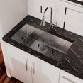 thumbnail image 6 of Novatto NKF-H14CH-D Dual Action Single Lever Pull-down Kitchen Faucet w/ Deck Plate, Chrome, 6 of 9
