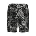 thumbnail image 2 of Lsque Rose Flowers Mens Sleep Pajama Shorts,Short Pajama Pants, Cotton Ultra-Soft Knit-X-Large, 2 of 9