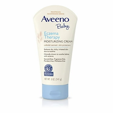 Aveeno Baby Eczema Therapy Moisturizing Cream, Scent free - 5 oz (Pack of 3)